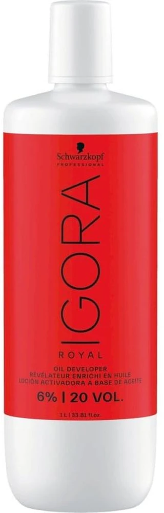 Schwarzkopf Professional Igora Royal Oil Developer 6 % plaukų dažų aktyvatorius, 1000 ml