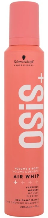 Apimties suteikiančios plaukų putos Schwarzkopf Professional OSIS+ Air Whip (1) 200 ml