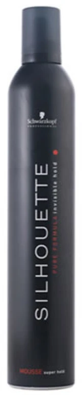 Putos plaukams labai stiprios fiksacijos Schwarzkopf Silhouette Super Hold Mousse 500ml