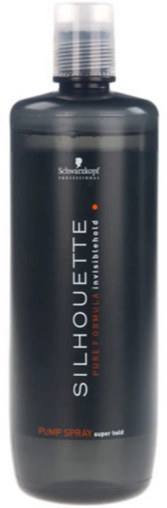 Stiprios fiksacijos neaerozolinis plaukų lakas Schwarzkopf Professional Silhouette Pump Purškiklis Super Hold 1000 ml