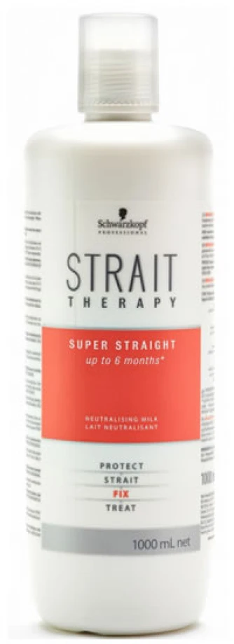 Schwarzkopf Plaukų priemonė Strait Therapy Neutralising Milk, 1000 ml