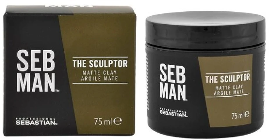 MAN Sebastian Professional matinį atspalvį suteikiantis plaukų molis „The Sculptor“ (matinis molis), 75 ml