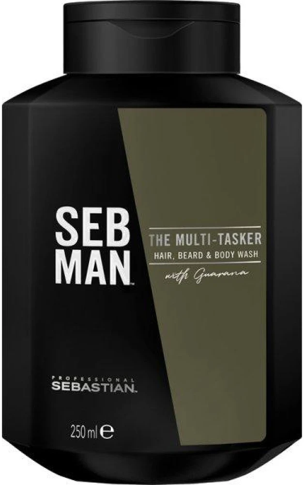Sebastian Professional Sebastian Seb Man The Multitasker plaukų, barzdos ir kūno prausiklis vyrams, 250 ml