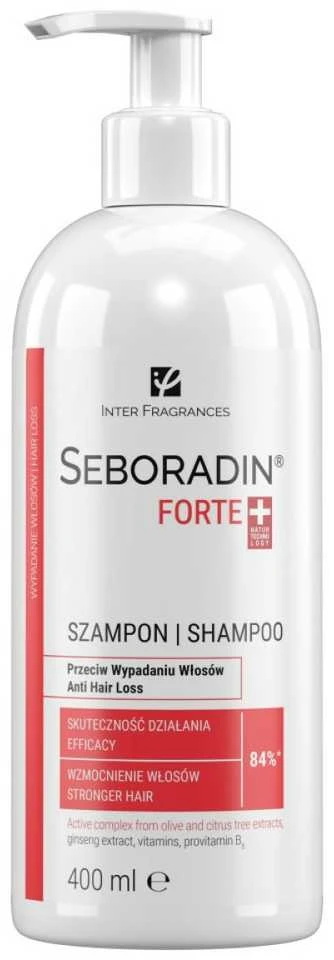 SEBORADIN Forte Anti-hair Loss Šampūnas šampūnas nuo plaukų slinkimo, 400 ml