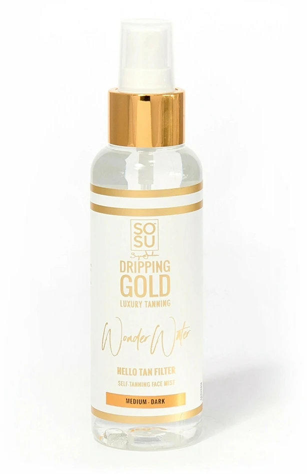 Savaiminio įdegio veido dulksna "Dripping Gold Wonder Vanduo Medium/Dark" 100 ml