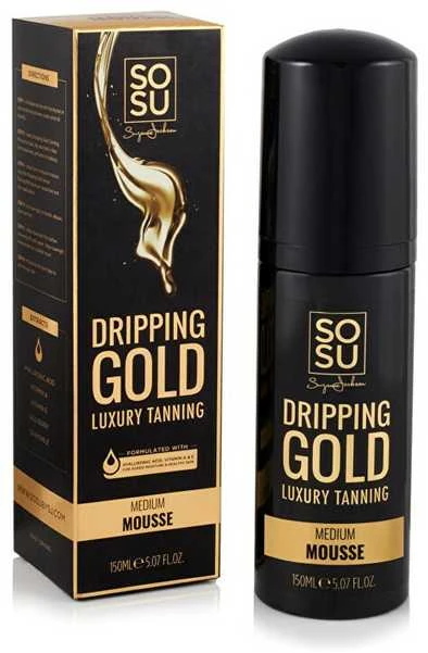 Savaiminio įdegio putos "Medium Dripping Gold Luxury" (putos) 150 ml