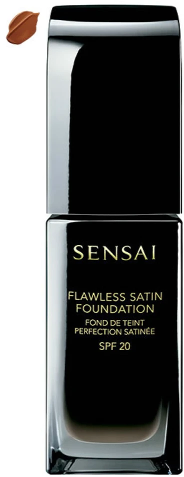 Sensai Flawless Satin Foundation Spf20, 30 ml 206 Brown rusvai gelsvas