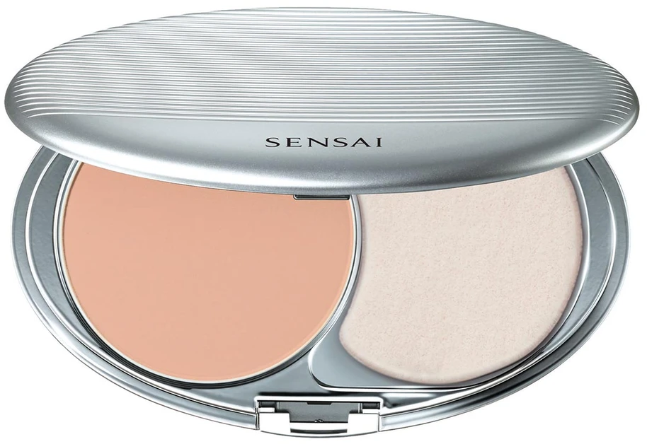 Sensai Kompaktinė pudra apsauganti nuo senėjimo požymių Kanebo Cellular Performance Total Finish Foundation TF22 Natural rusvai gelsvas
