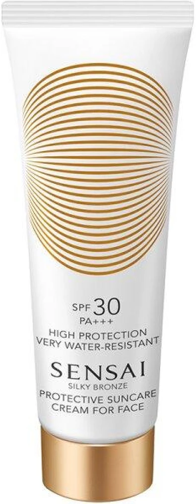 Sensai Silky Bronze Sun Care Kreminis For Face SPF 30 apsauginis veido kremas, 50 ml