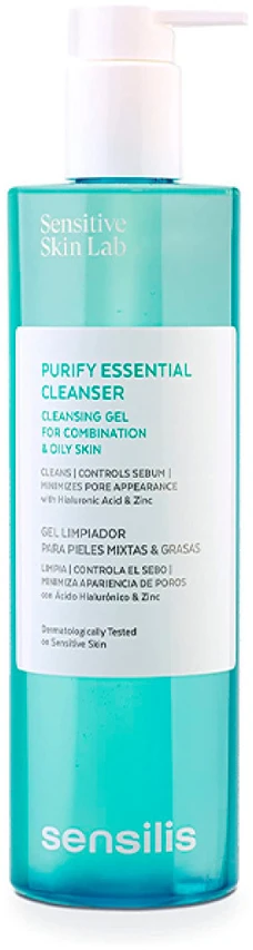 valomasis prausimosi gelis "Sensilis Purify Essential Valiklis" 400 ml