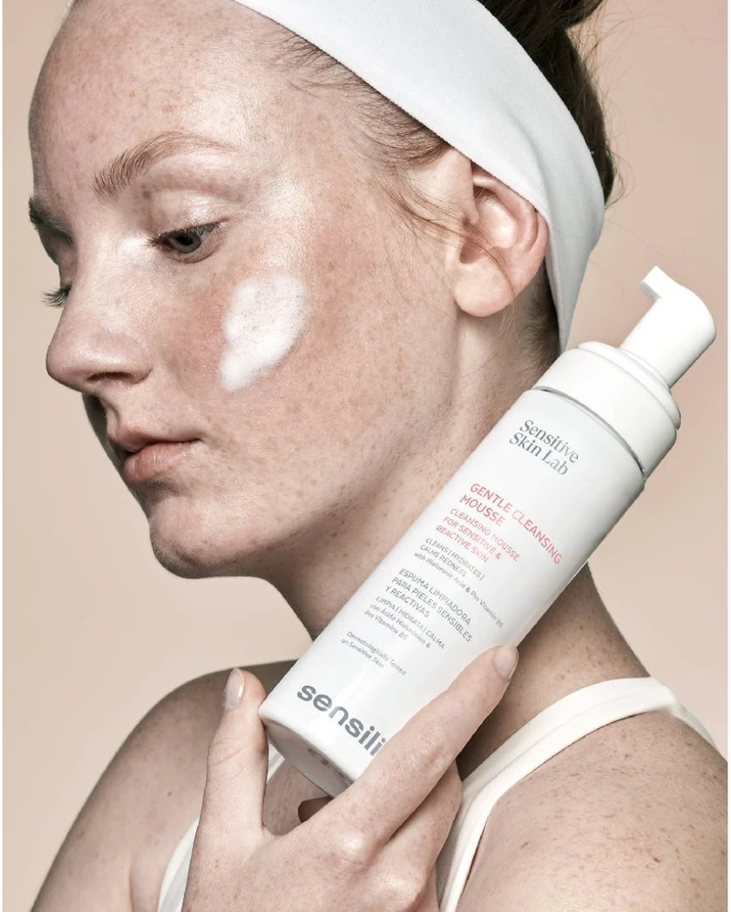 Sensilis Sensitive and Reactive Skin Cleansing Mousse valomosios veido putos jautriai odai, 200 ml