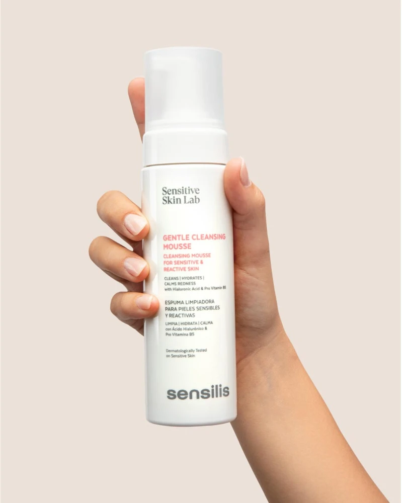 Sensilis Sensitive and Reactive Skin Cleansing Mousse valomosios veido putos jautriai odai, 200 ml
