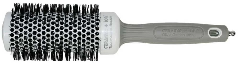 Plaukų šepetys džiovinimui Olivia Garden Expert Blowout Shine Baltas&Pilkas 45 mm