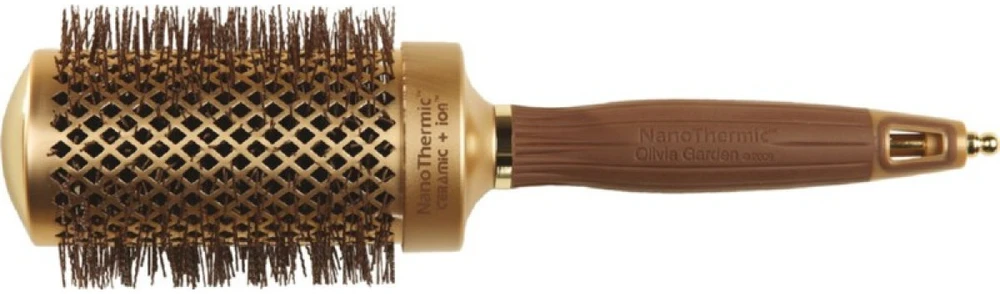 Šepetys plaukams Olivia Garden Nano Thermic Ceramic + Ion 54, 54 mm, skirtas plaukų džiovinimui ir formavimui