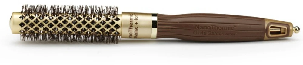 Šepetys plaukams Olivia Garden Nano Thermic Ceramic + Ion 18, 18 mm, skirtas plaukų džiovinimui ir formavimui