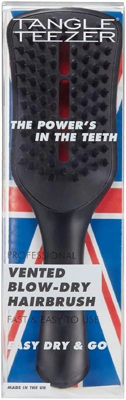 Šepetys plaukų džiovinimui Tangle Teezer Easy Dry & Go Jet Juodas, juodas