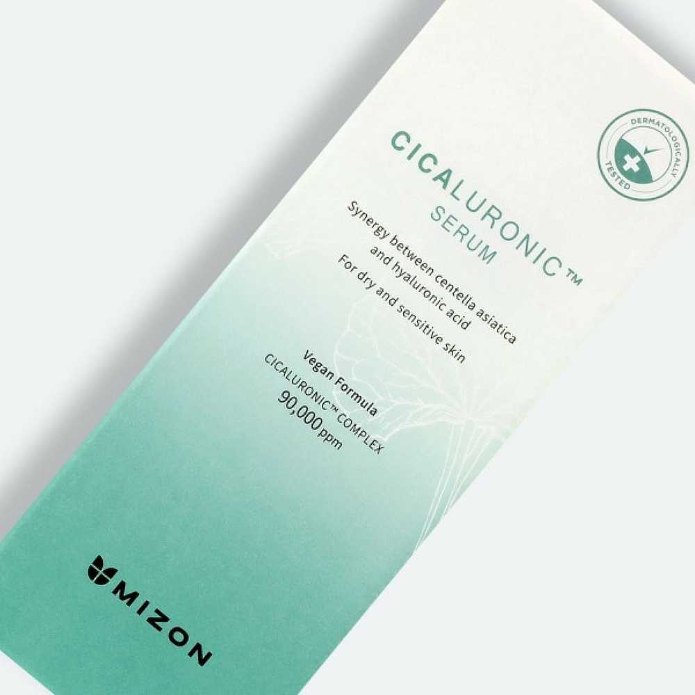 Serumas veidui su hialurono rūgštimi Mizon Cicaluronic Serum , tinka sausai, jautriai odai, 30 ml