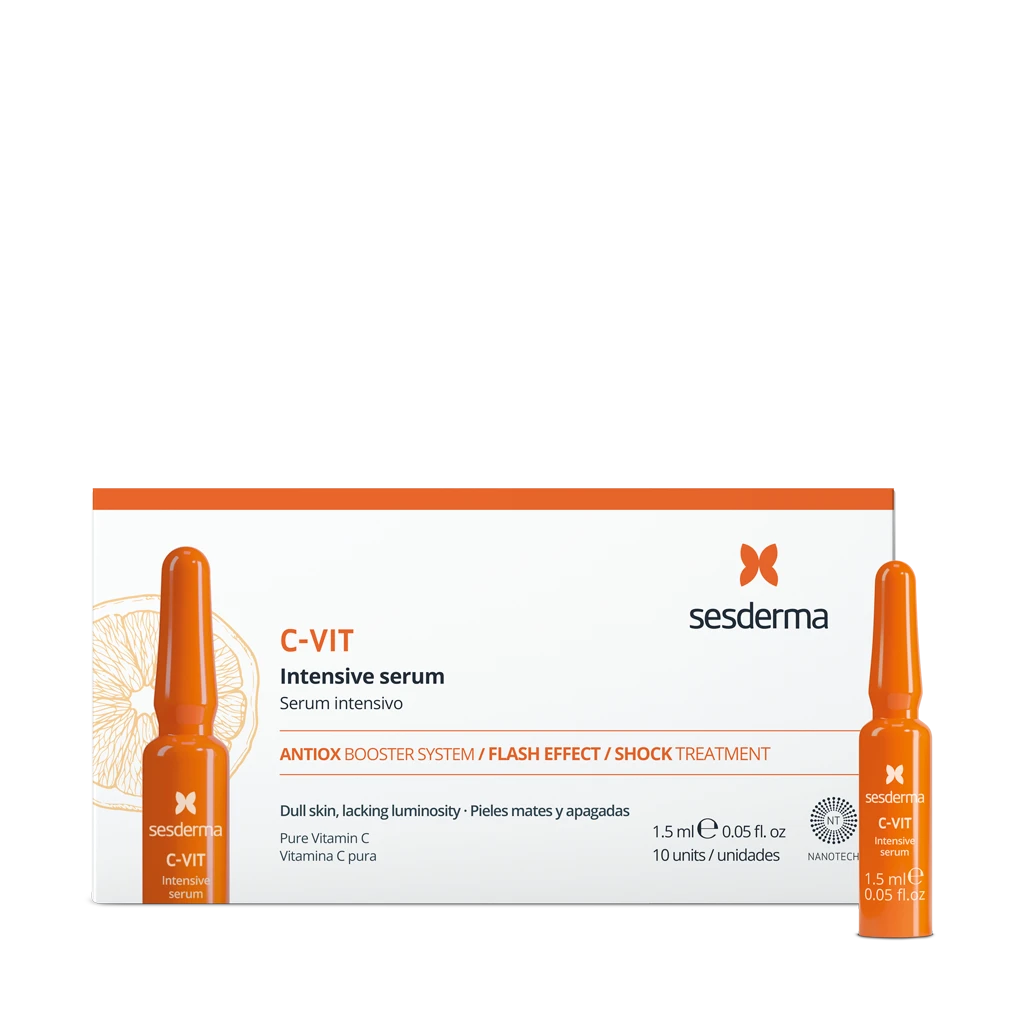 Sesderma C-VIT intensyvaus serumo ampulės, 10 x 1,5 ml