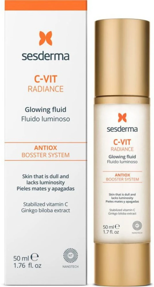 Sesderma C-VIT švytėjimo suteikiantis fluidas, 50 ml