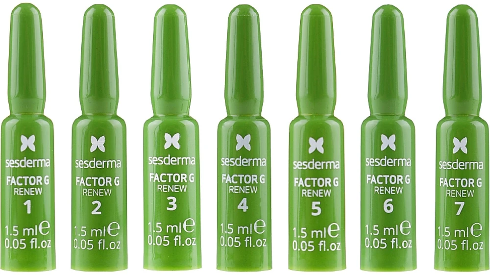 Sesderma Factor G intensyvi jauninanti sistema, 7 ampulės x 1,5 ml