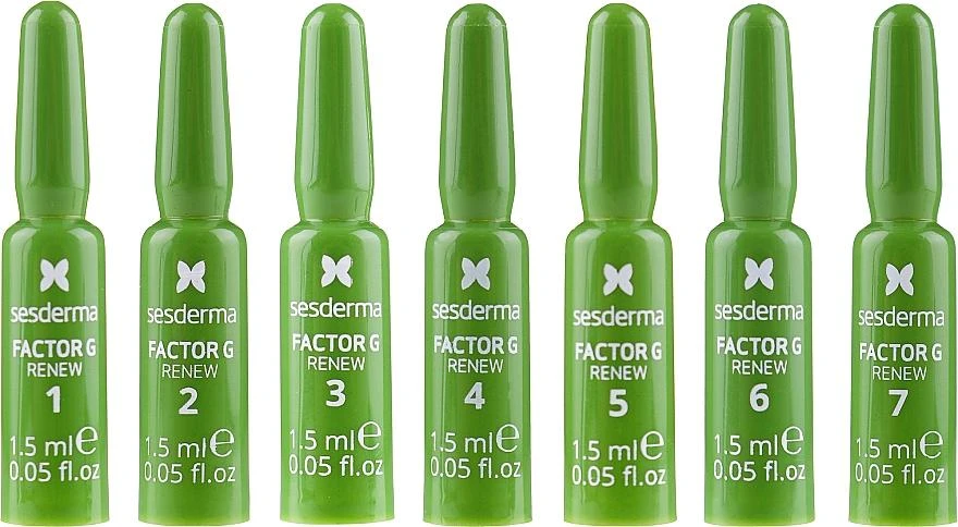 Sesderma Factor G intensyvi jauninanti sistema, 7 ampulės x 1,5 ml