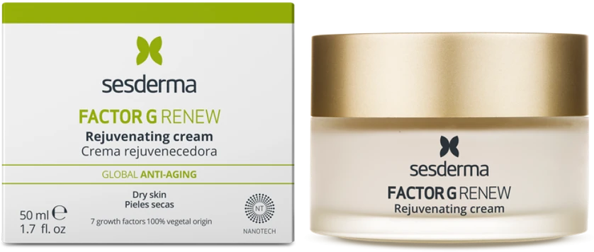 Sesderma Factor G Renew Rejuvenating Kreminis regeneruojamasis kremas, 50 ml