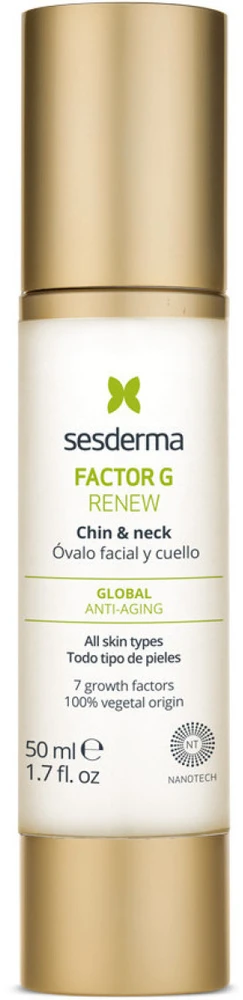 Sesderma FACTOR G Renew Chin & Neck veido ir kaklo gelis, 50 ml