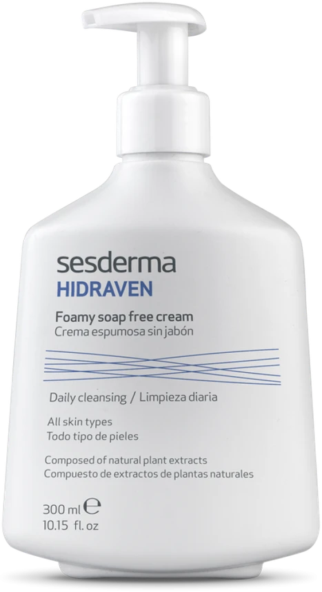 Sesderma Hidraven Foamy Soap Free Cream Bemuilis putojantis prausiklis, 300 ml