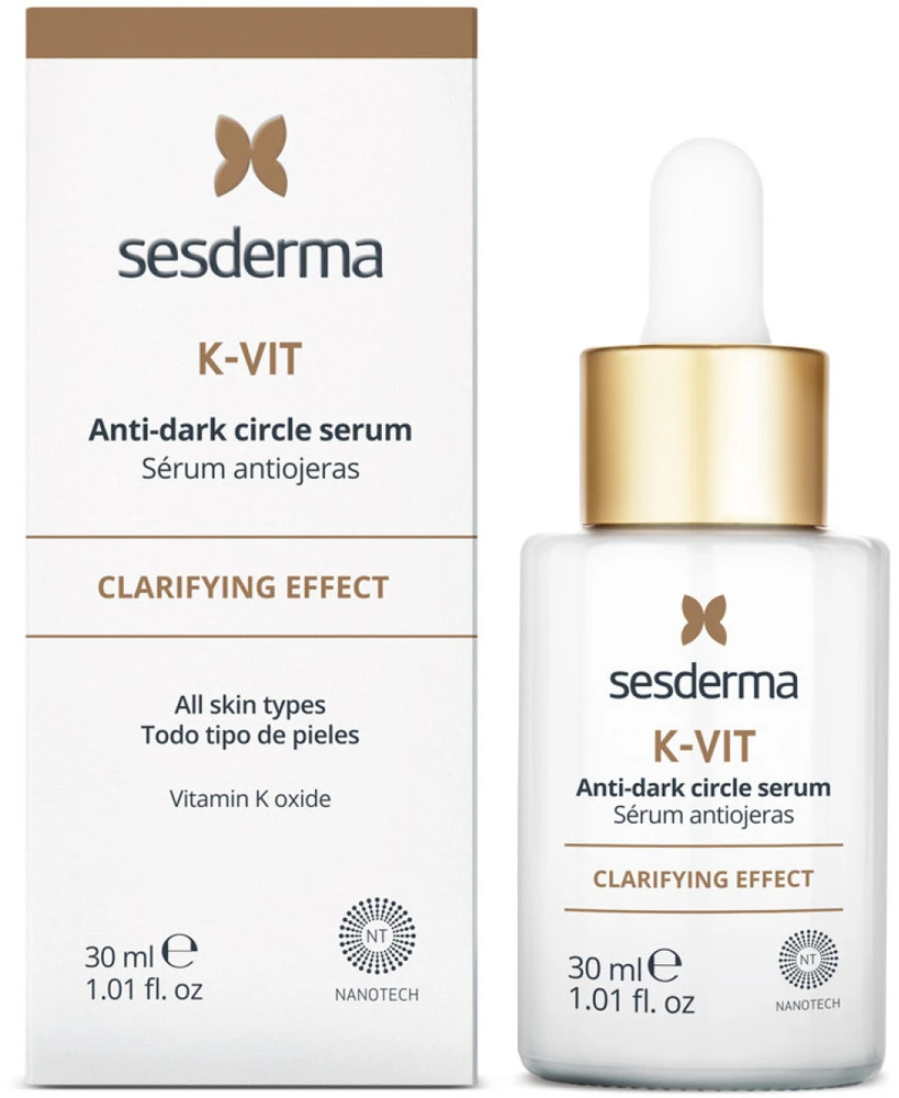 Sesderma K-VIT Eye Brightening Serum patamsėjusių paakių serumas, 30 ml