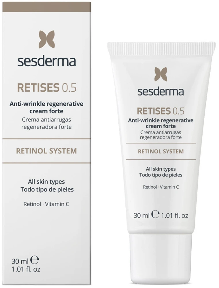 Sesderma RETISES 0.5 Regenerating Anti-Wrinkle Kreminis kremas nuo raukšlių, 30 ml