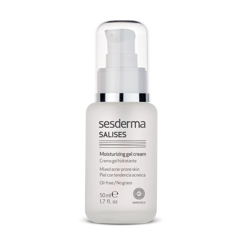 Sesderma Salises Moisturizing Gel Cream Drėkinantis gelinis kremas veidui, 50 ml