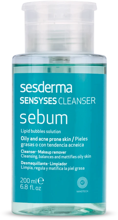 Liposominis valiklis riebiai odai Sesderma Sensyses Sebum, 200 ml