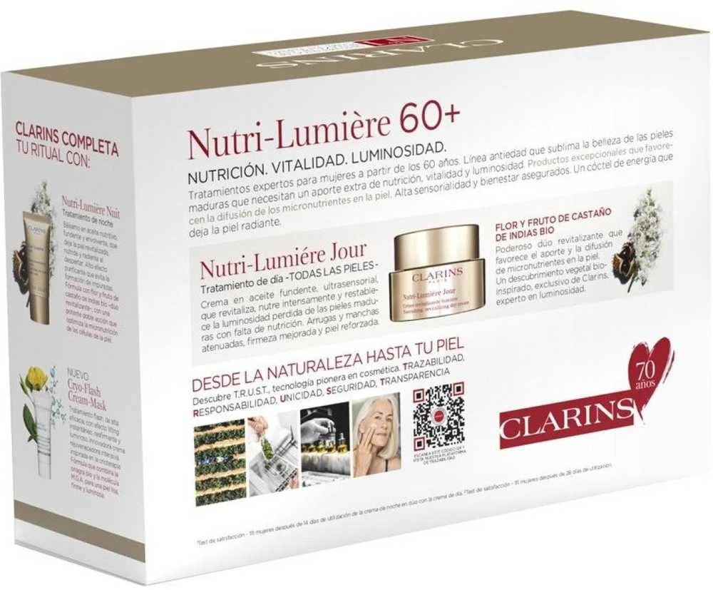 Clarins Nutri‑Lumière Set veido priežiūros priemonių rinkinys