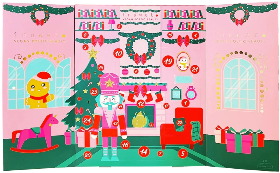 Set Inuwet Inuwet Makeup Advent Calendar, 24 vnt.
