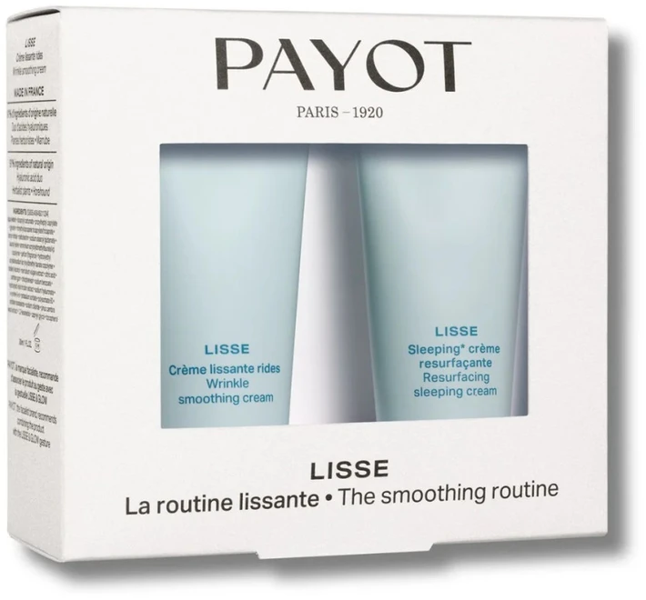 Set Payot: Lisse Resurfacing Night Kreminis For Face, 30 ml + Lisse Wrinkle Smoothing Kreminis For Face, 30 ml
