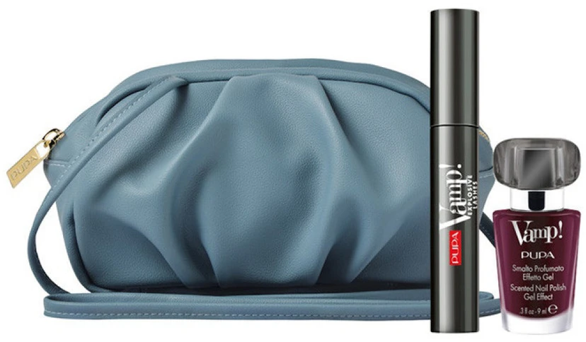 Set Pupa: Vamp! Extreme Blakstienų tušas Juodas + Vamp! Gel-Effect Nagų lakas