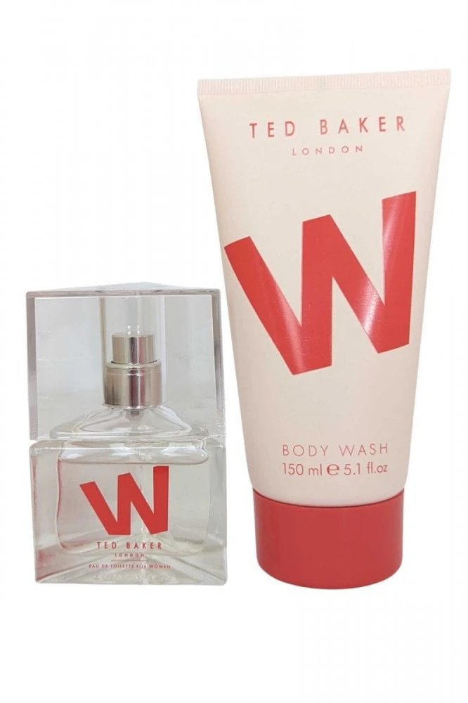 Rinkinys Ted Baker: W EDT For Women, 30 ml + W Cleansing Dušo želė visam kūnui, visiems odos tipams, 150 ml