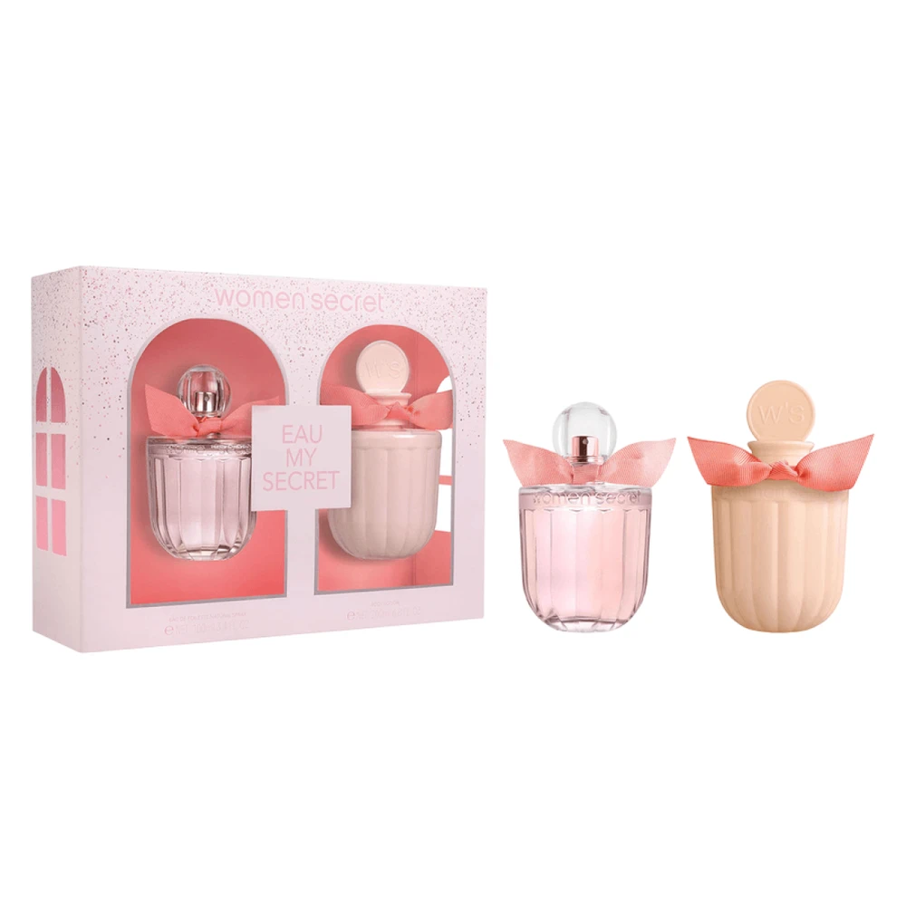 Set Women'Secret: Eau My Secret Eau De Toilette For Women, 100 ml + Eau My Secret Hydrating Losjonas kūnui, 200 ml