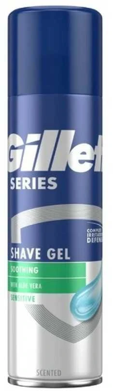 Gillete Skutimosi gelis GILLETTE Series Sensitive, 200 ml