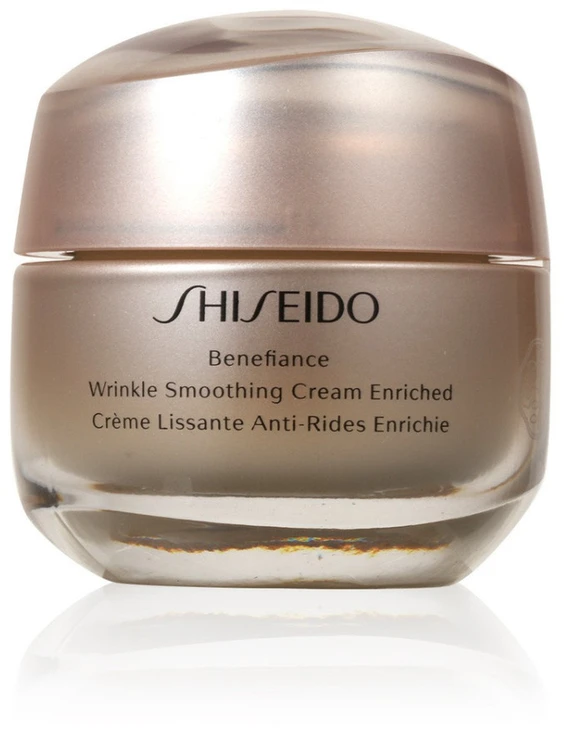 „Shiseido Benefiance“ raukšles lyginantis praturtintas dieninis veido kremas nuo raukšlių, 50 ml