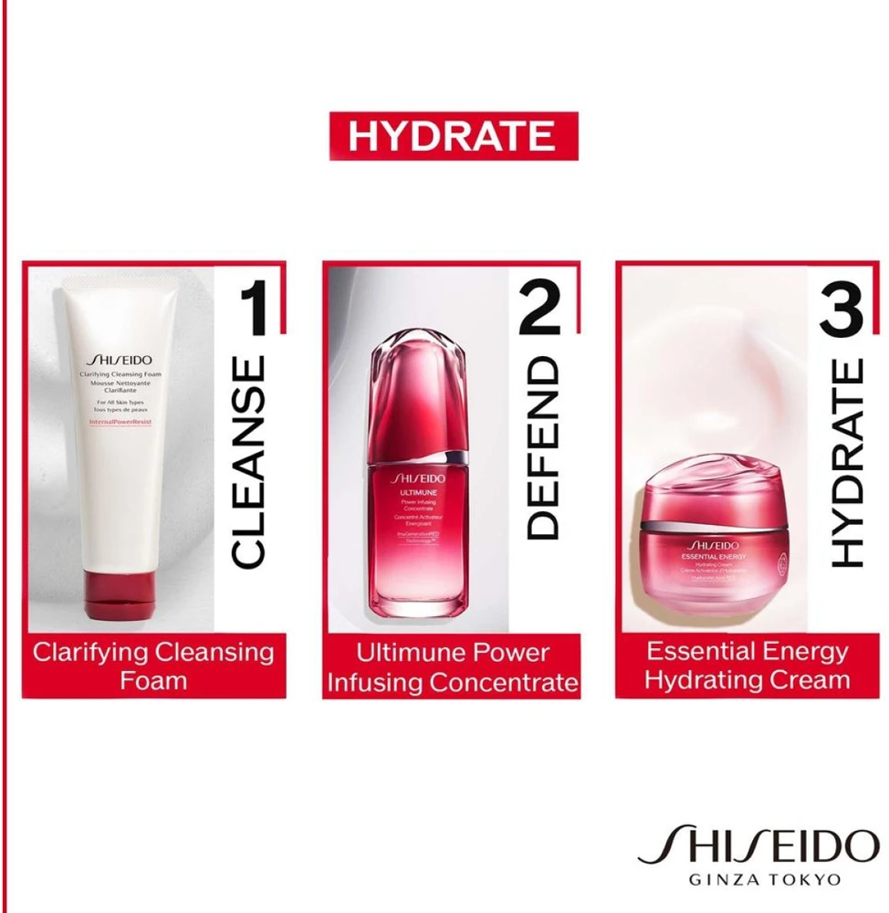 Shiseido Essential Energy Hydrating Day Kreminis SPF 20 dieninis veido kremas, 50 ml