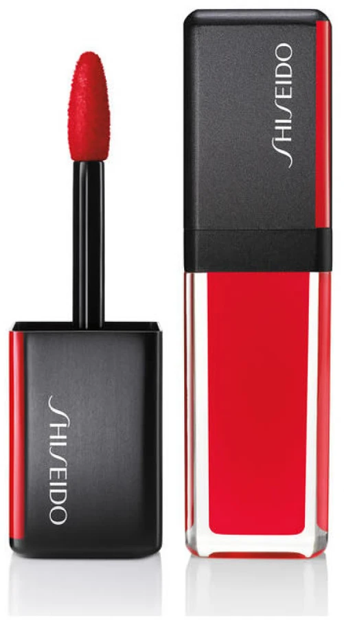 Shiseido LacquerInk Lip Shine pigmentuotas lūpų blizgis, 304 Techno Red, 6 ml