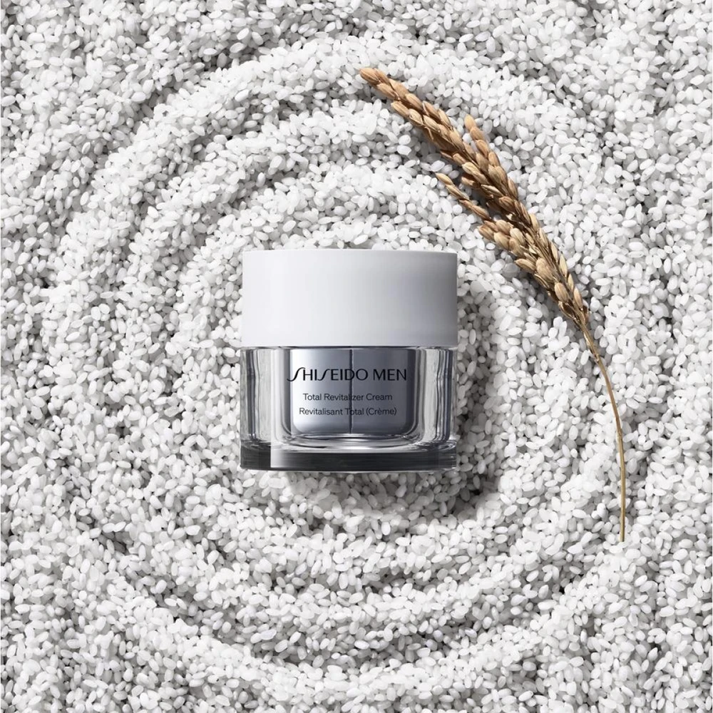 SHISEIDO Men Total Revitalizer Cream drėkinamasis veido kremas vyrams nuo senėjimo požymių, 50 ml