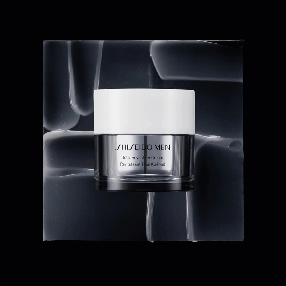 SHISEIDO Men Total Revitalizer Cream drėkinamasis veido kremas vyrams nuo senėjimo požymių, 50 ml