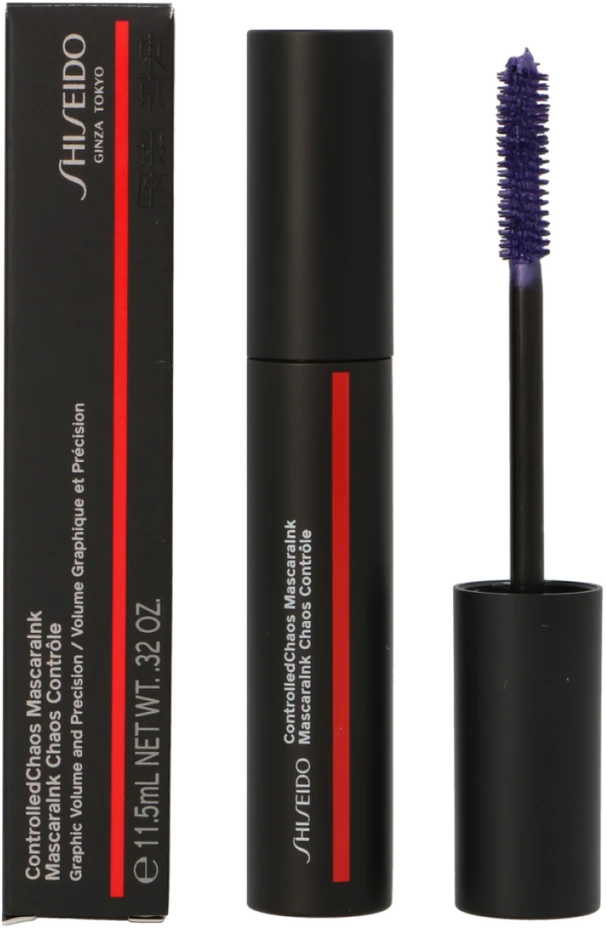 Shiseido Shiseido ControlledChaos blakstienų tušasInk #03 Violet Vibe, 11,5 ml