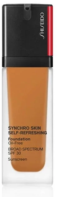 „Shiseido Synchro Skin“ gaivinantis skystas makiažo pagrindas be aliejaus 430 Cedar SPF 30, 30 ml