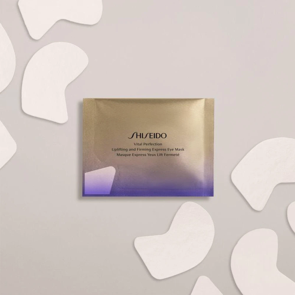 Shiseido Vital Perfection Uplifting And Firming Express Eye Mask stangrinamoji paakių kaukė, 12 vnt.