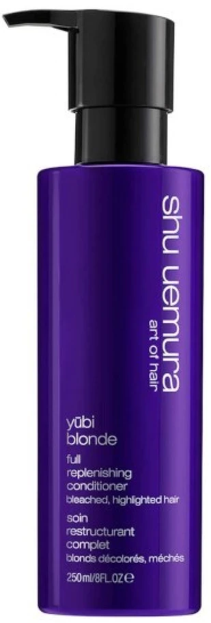 Shu Uemura Stiprinamasis kondicionierius neutralizuoja geltonus atspalvius Yubi Blond (Visiškai jaunai drėkinantis kondicionierius), 250 ml