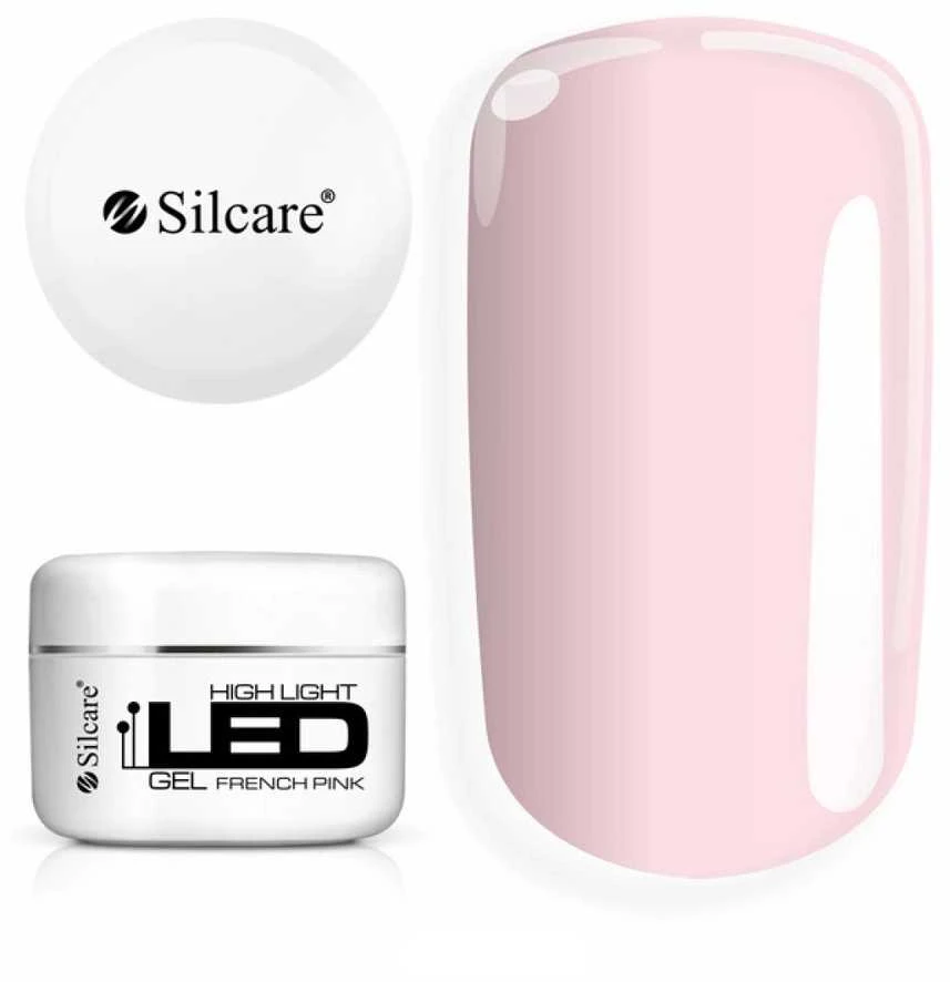 Silcare High Light LED Gel French Rožinė 100g French Rožinė, 100 g