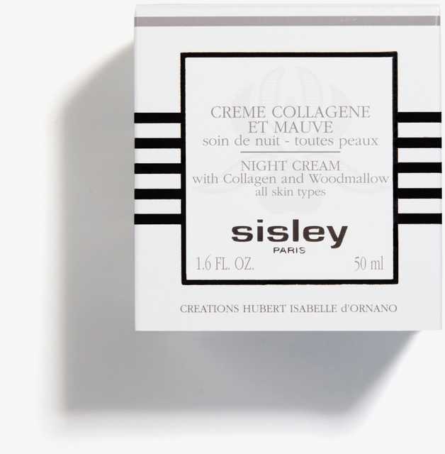Sisley Night Kreminis with Collagen and Woodmallow veido kremas su kolagenu ir dedešvomis, 50 ml